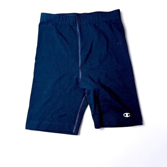 Champion Pants - Champion Womens Black Compression Bike Shorts Activewear Size Large L 12-14